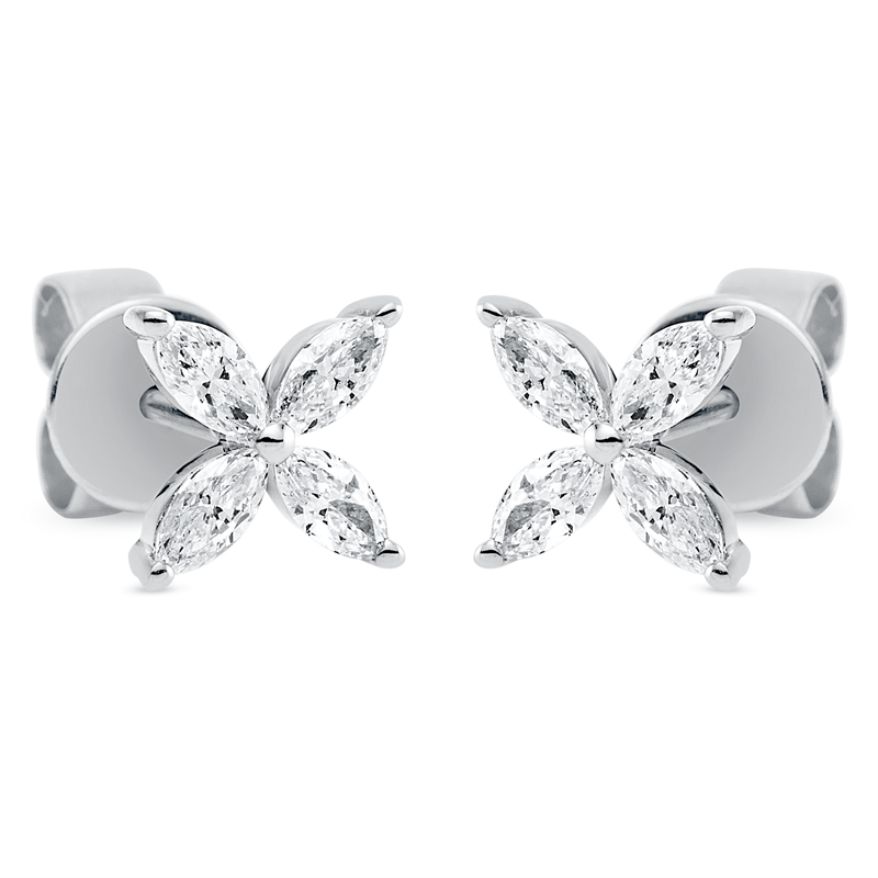 Modern Woman Ohrstecker Weißgold 18kt 0,34ct