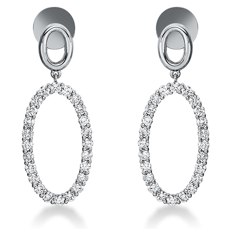 Modern Woman Ohrschmuck Weißgold 18kt 1,2ct