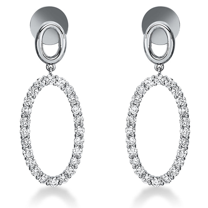 Modern Woman Ohrschmuck Weißgold 18kt Ref-2N431