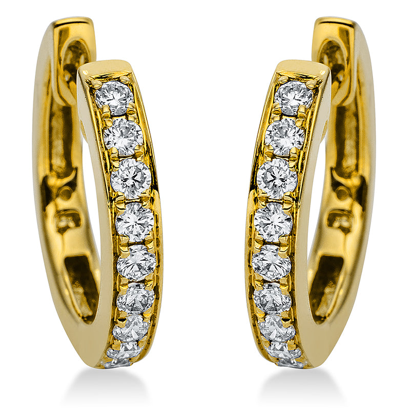 Modern Woman Creolen Weißgold 18kt 0,25ct