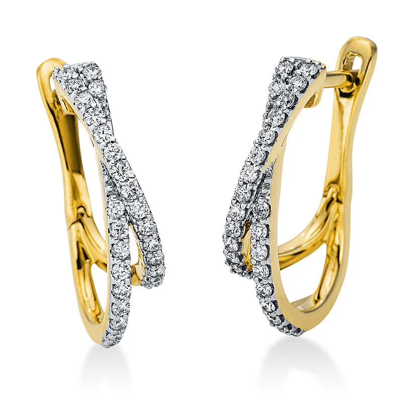 Modern Woman Creolen Weißgold 18kt 0,47ct