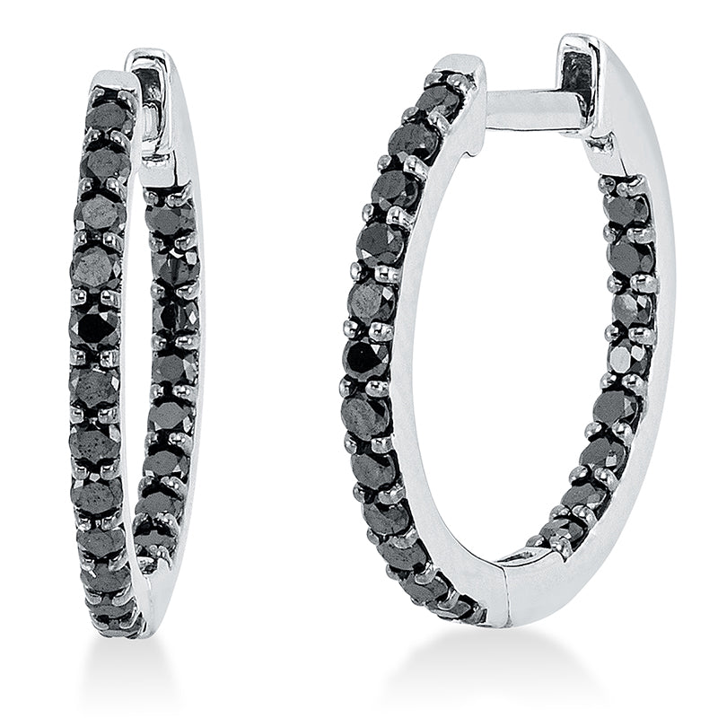 Modern Woman Creolen Weißgold 18kt 0,4ct
