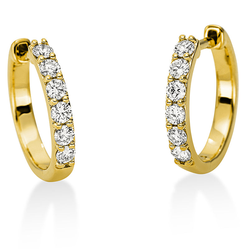 Modern Woman Creolen Weißgold 18kt 0,36ct