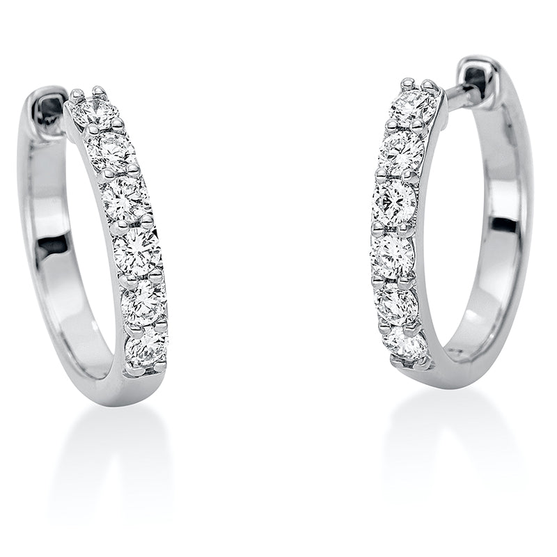 Modern Woman Creolen Weißgold 18kt 0,36ct