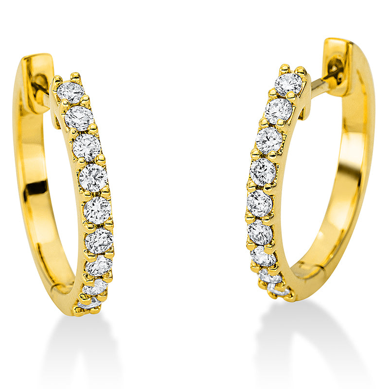Modern Woman Creolen Weißgold 18kt 0,31ct