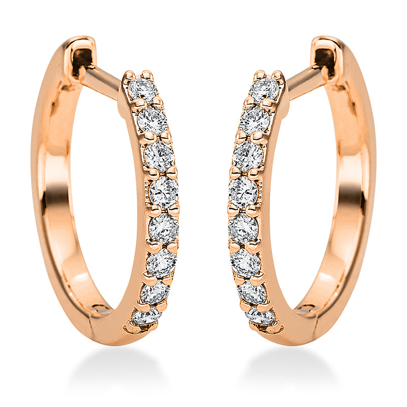 Modern Woman Creolen Weißgold 18kt 0,17ct