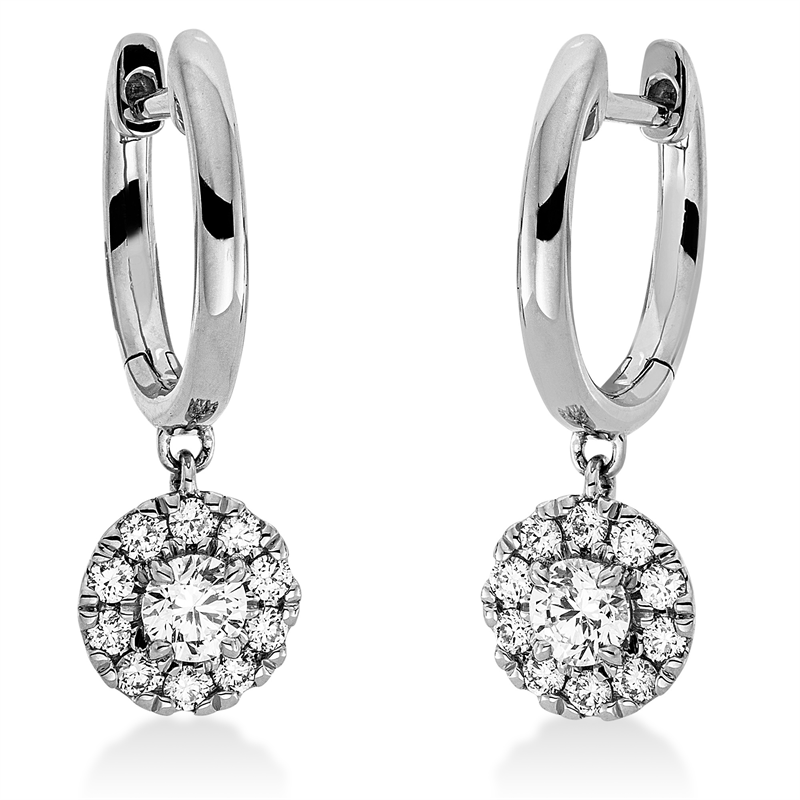 Illusion Classic Ohrschmuck Weißgold 18kt Ref-2O067