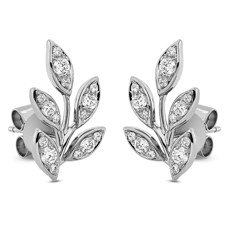 Modern Woman Ohrstecker Weißgold 18kt 0,6ct