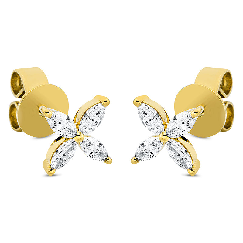 Modern Woman Ohrstecker Weißgold 18kt 0,31ct