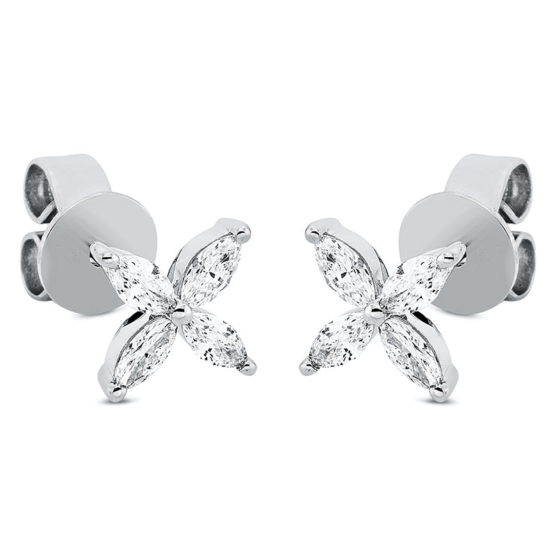 Modern Woman Ohrstecker Weißgold 18kt 0,31ct