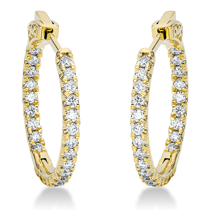 Modern Woman Creolen Weißgold 18kt 0,65ct