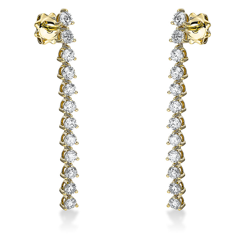 Exklusiv Ohrschmuck Weißgold 18kt 1,9ct
