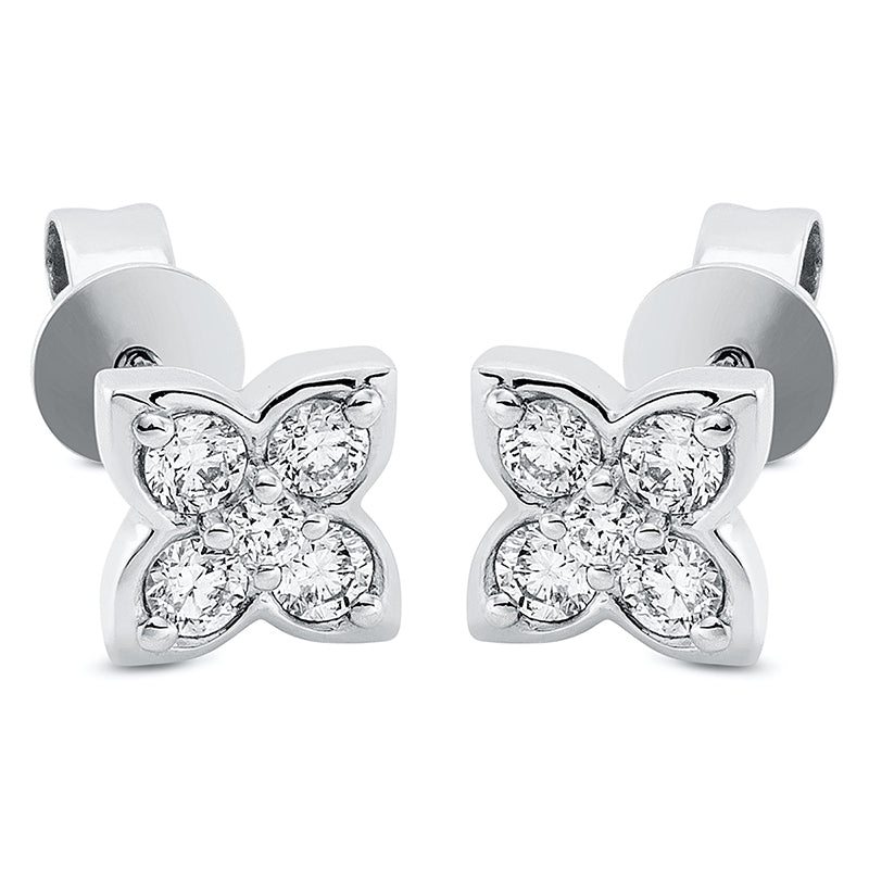 Modern Woman Ohrstecker Weißgold 18kt Ref-2P450