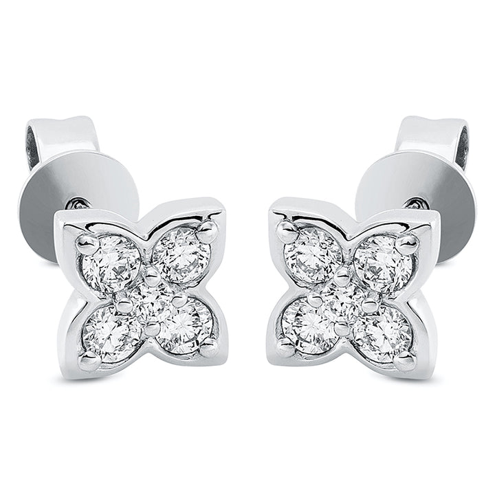 Modern Woman Ohrstecker Weißgold 18kt Ref-2P450