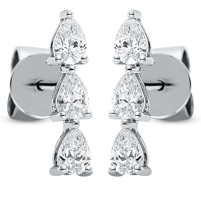 Modern Woman Ohrstecker Weißgold 18kt 0,58ct
