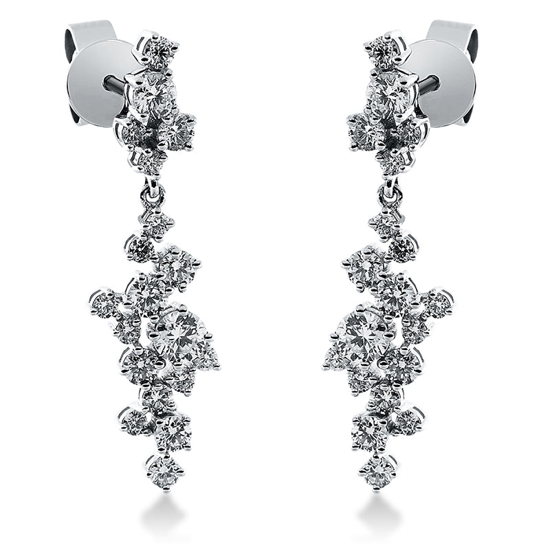 Modern Woman Ohrschmuck Weißgold 18kt 1,04ct