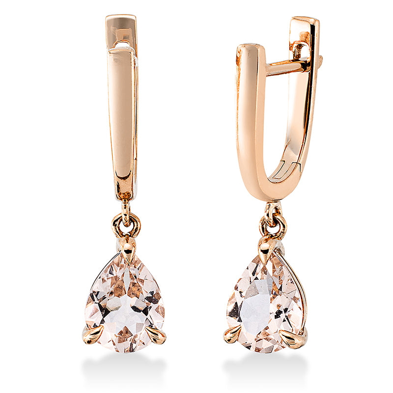 Farbstein Fashion Ohrschmuck Rotgold 18kt