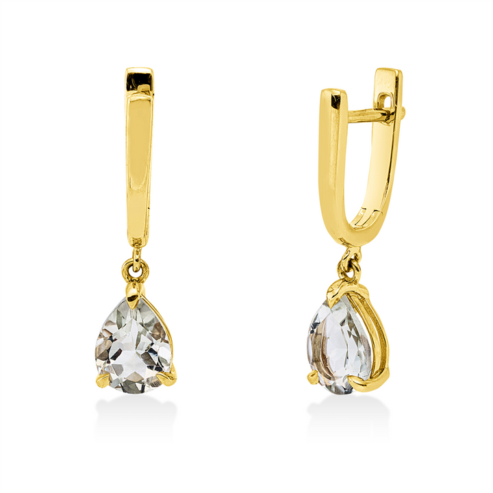 Farbstein Fashion Ohrschmuck Gelbgold 18kt Ref-2P993