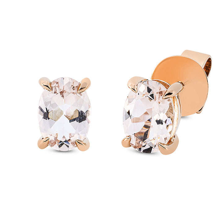 Farbstein Fashion Ohrstecker Rotgold 18kt Ref-2P998