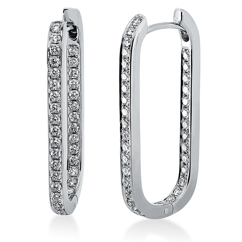 Modern Woman Creolen Weißgold 18kt 0,66ct