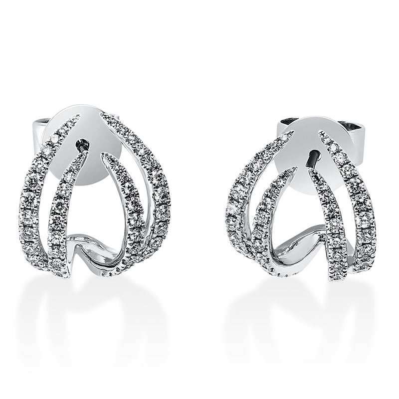 Modern Woman Ohrstecker Weißgold 18kt 0,41ct