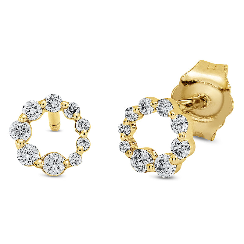 Modern Woman Ohrstecker Gelbgold 18kt 0,21ct