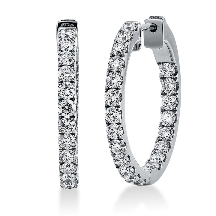 Modern Woman Creolen Weißgold 18kt Ref-2Q929