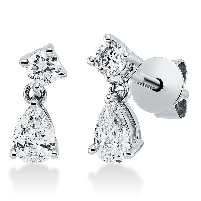 Modern Woman Ohrschmuck Weißgold 18kt 0,49ct