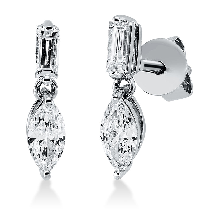 Modern Woman Ohrstecker Weißgold 18kt 0,48ct