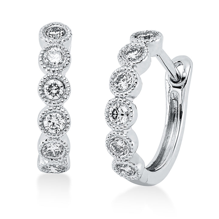 Modern Woman Creolen Weißgold 18kt Ref-2R008