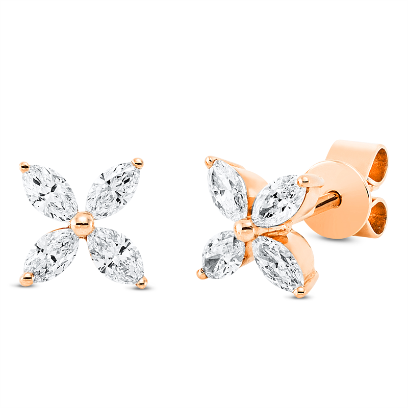 Modern Woman Ohrstecker Weißgold 18kt 0,49ct