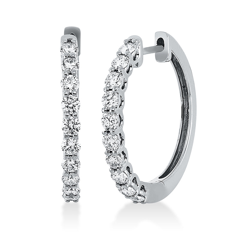 Modern Woman Creolen Weißgold 18kt 0,79ct