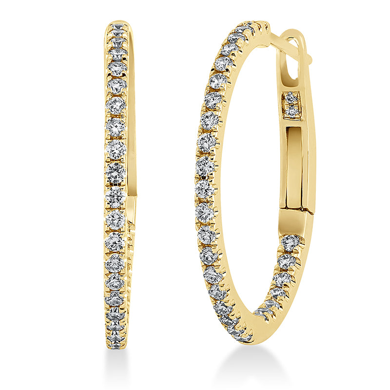 Modern Woman Creolen Weißgold 18kt 0,42ct
