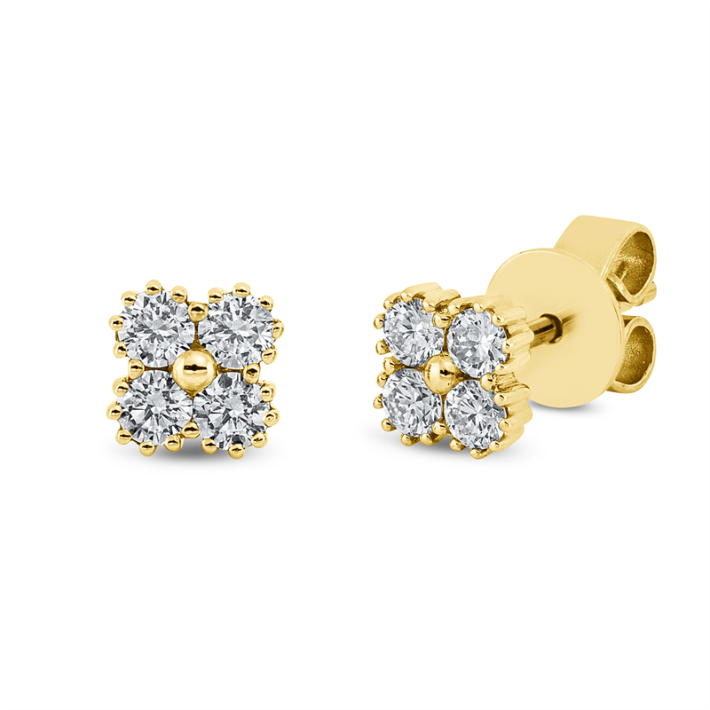 Modern Woman Ohrstecker Weißgold 18kt 0,3ct