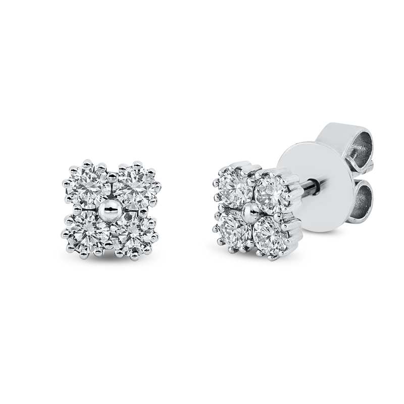 Modern Woman Ohrstecker Weißgold 18kt 0,3ct