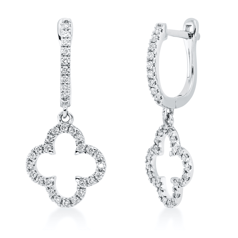 Modern Woman Creolen Weißgold 18kt 0,42ct
