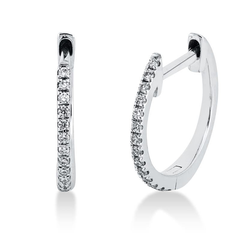 Modern Woman Creolen Weißgold 18kt Ref-2R664