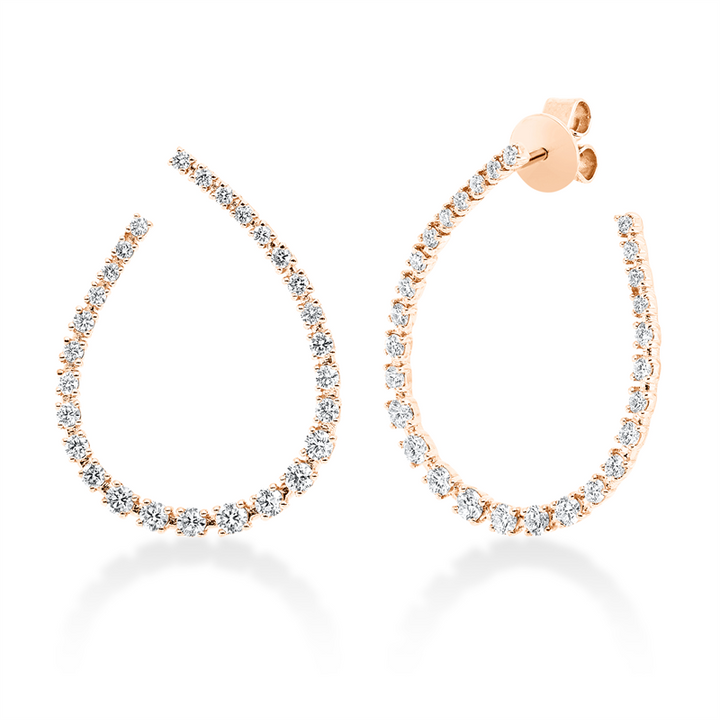 Modern Woman Ohrschmuck Rotgold 18kt Ref-2R671