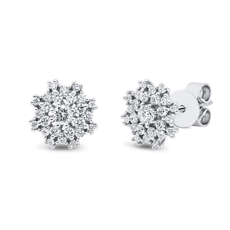 Modern Woman Ohrstecker Weißgold 18kt 0,47ct