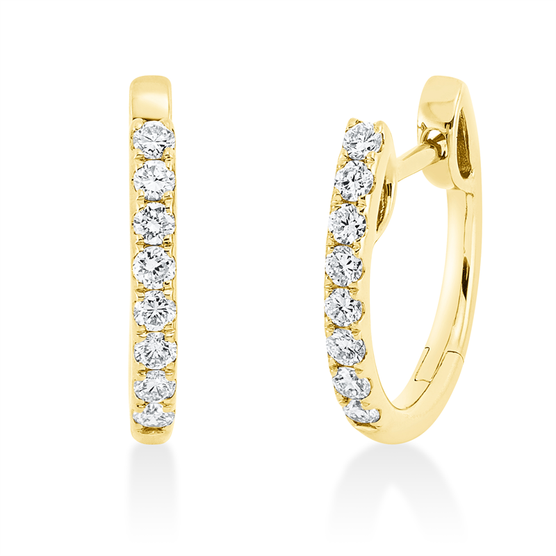 Modern Woman Creolen Weißgold 18kt 0,29ct