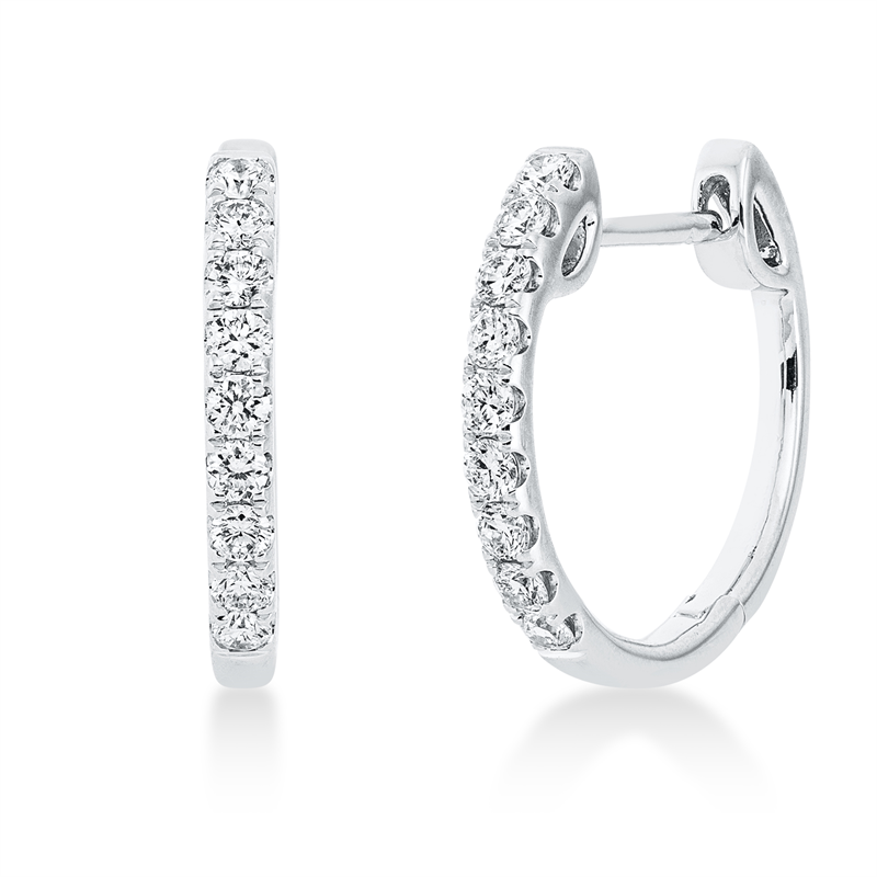 Modern Woman Creolen Weißgold 18kt 0,53ct