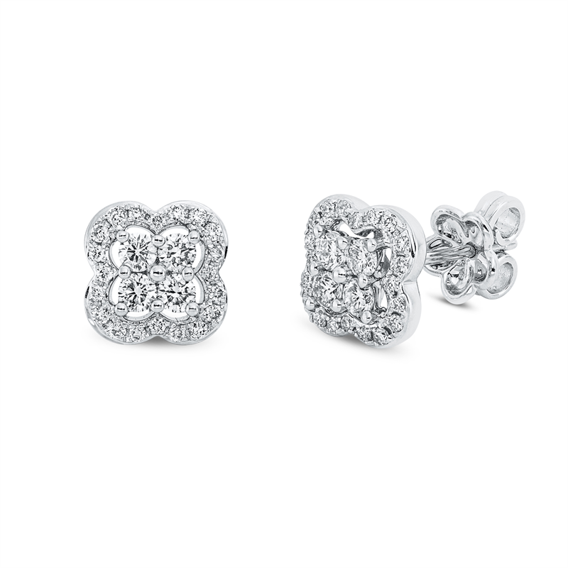 Modern Woman Ohrstecker Weißgold 18kt 0,61ct