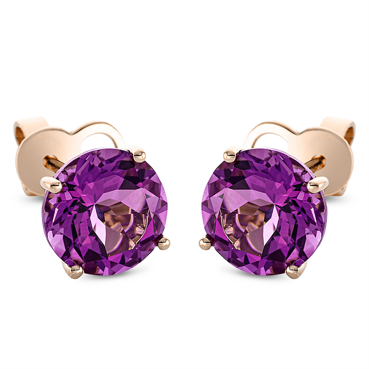Farbstein Fashion Ohrstecker Rotgold 18kt Ref-2S386