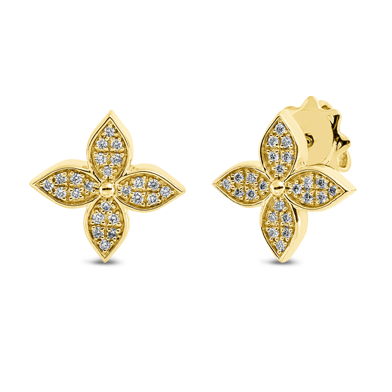 Modern Woman Ohrstecker Weißgold 18kt 0,15ct