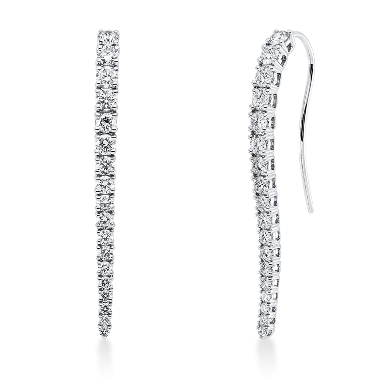 Modern Woman Ohrhänger Weißgold 18kt 1,65ct