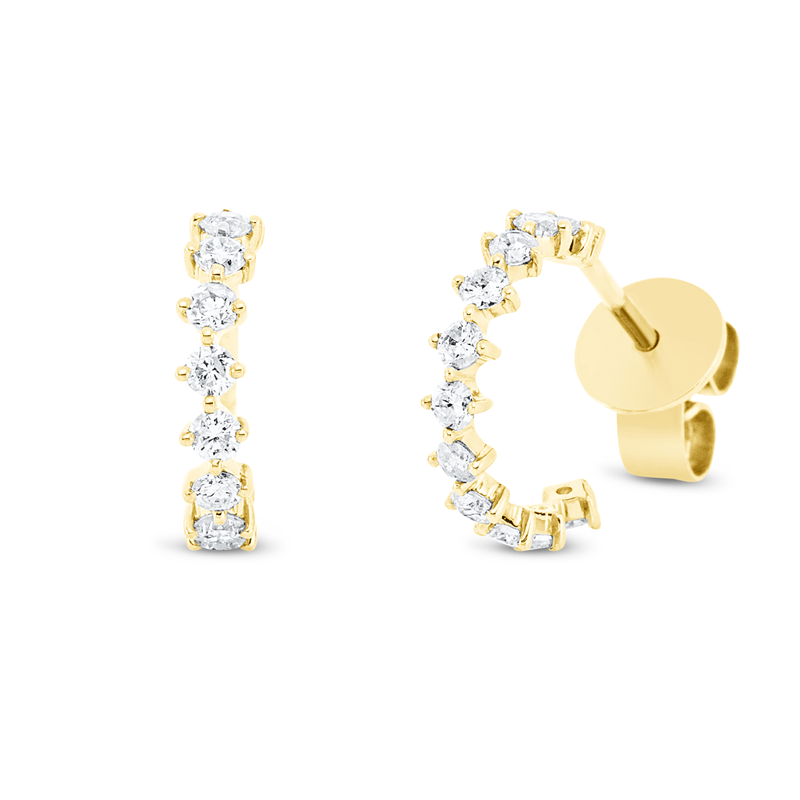 Modern Woman Ohrstecker Gelbgold 18kt 0,35ct