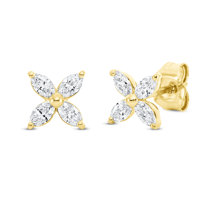 Modern Woman Ohrstecker Weißgold 18kt 0,4ct