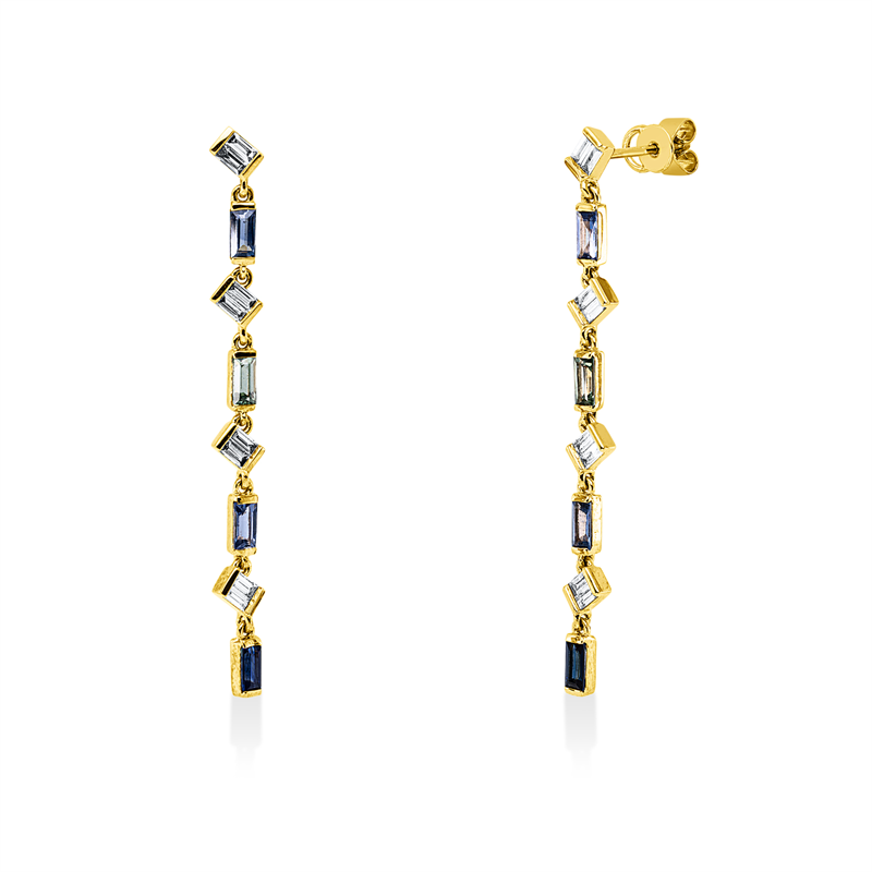 Rainbow & Multicolor Ohrschmuck Gelbgold 18kt 0,34ct