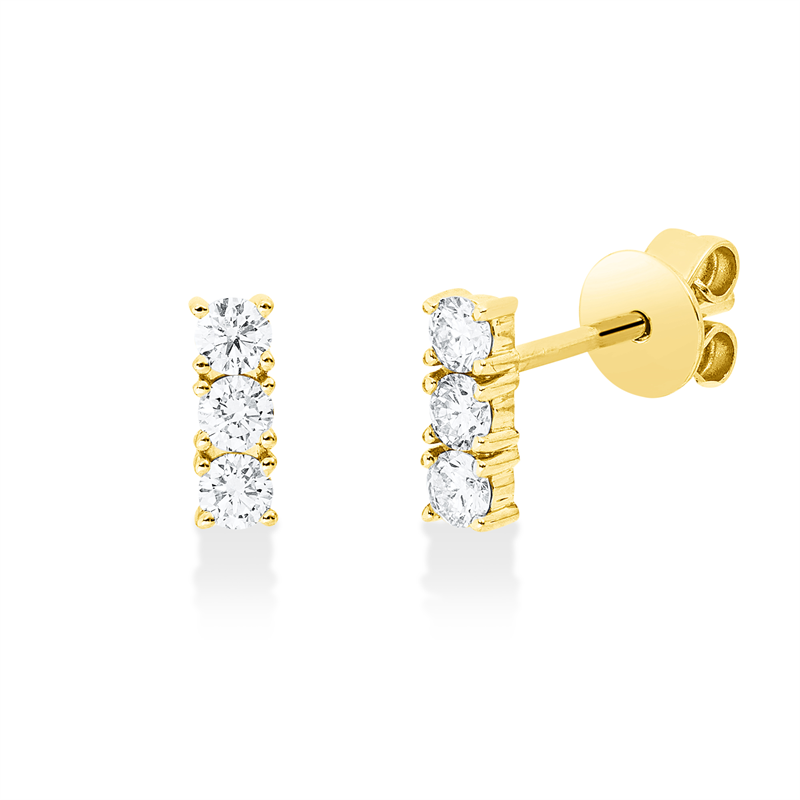 Modern Woman Ohrstecker Weißgold 18kt 0,28ct