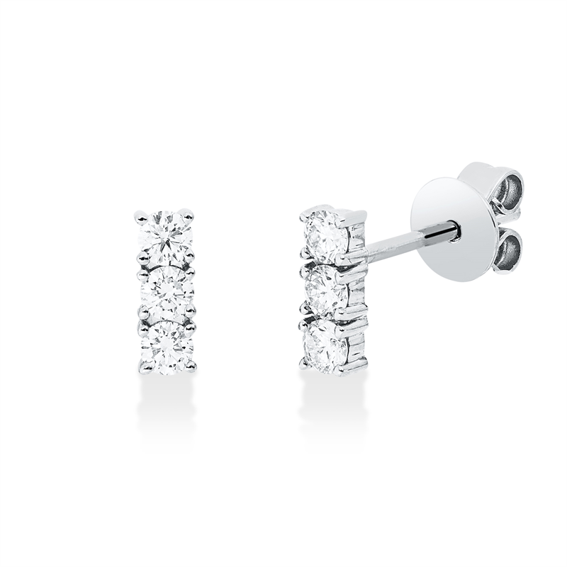 Modern Woman Ohrstecker Weißgold 18kt 0,28ct
